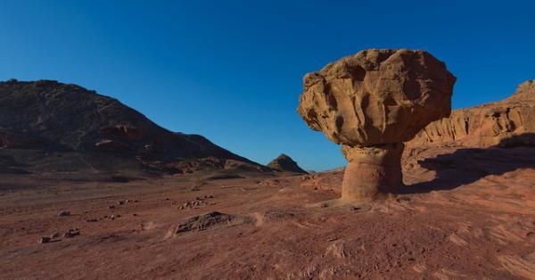 Steinformation im Timna Park bei Eilat