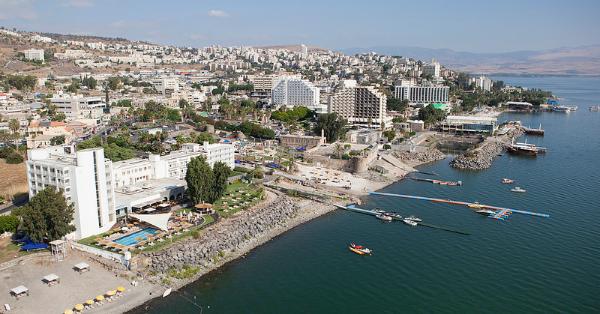 Blick auf die Stadt Tiberias