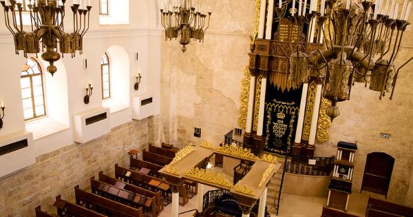 Innenansicht der Synagoge